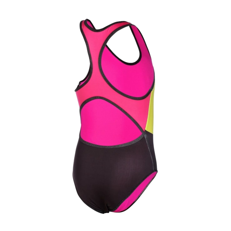 Maiô Speedo Synesthesia Infantil - Pink/Multicolor