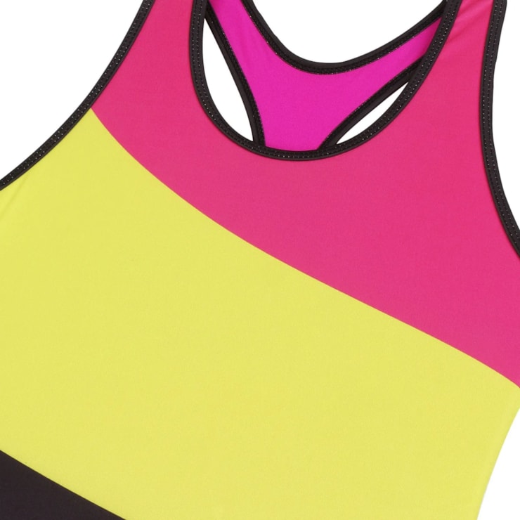Maiô Speedo Synesthesia Infantil - Pink/Multicolor