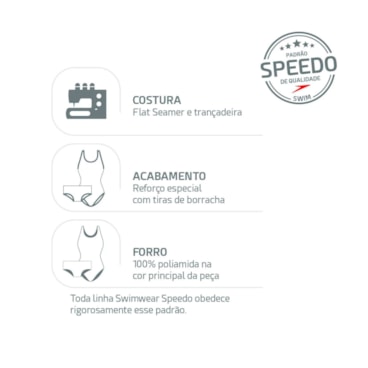 Maiô Speedo Vital III Inf Infantil - Marinho