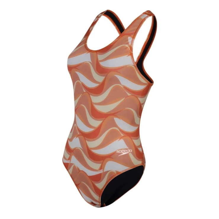 Maiô Speedo X Waves Feminino - Laranja