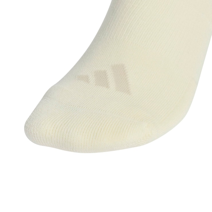 Meia Adidas Cano Alto Treino Feminina - Bege