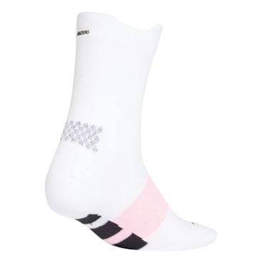 Meia Adidas Cano Médio Adizero Unissex - Branca