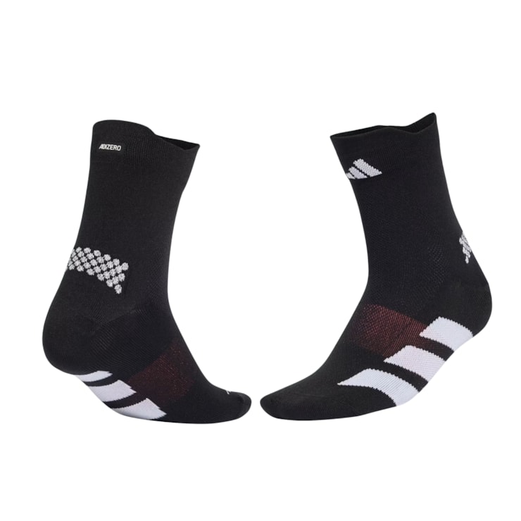 Meia Adidas Cano Médio Adizero Unissex - Preta