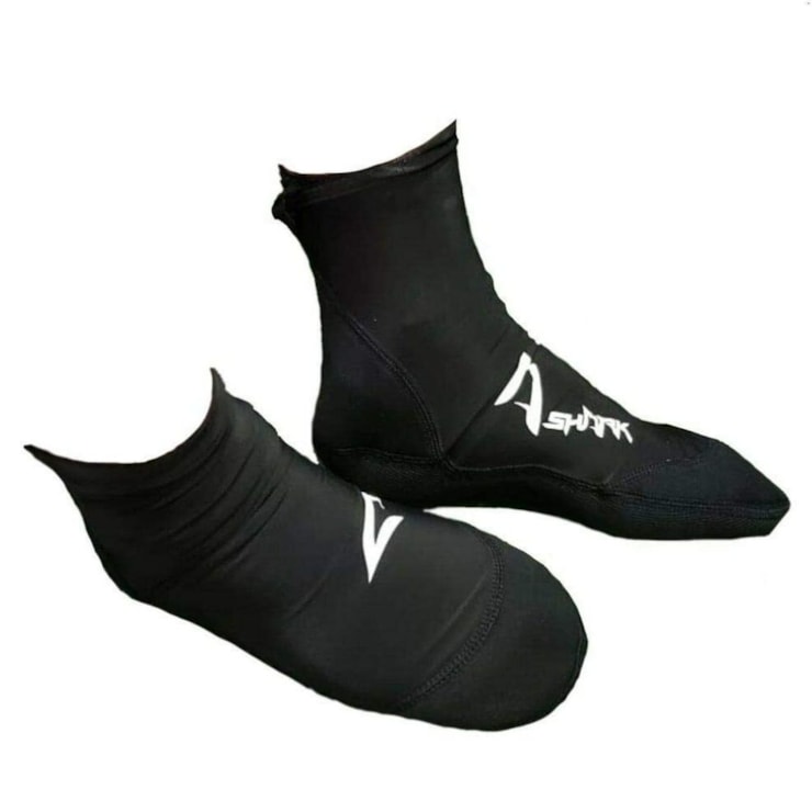 Meia De Beach Tennis Shark Unissex - Preta