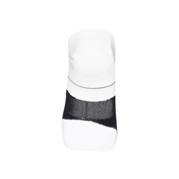Meia Mizuno Performance Invisível Unissex - Branca/Preta