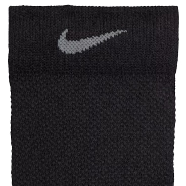 Meia Nike Cano Médio Fast Crew Unissex - Preto