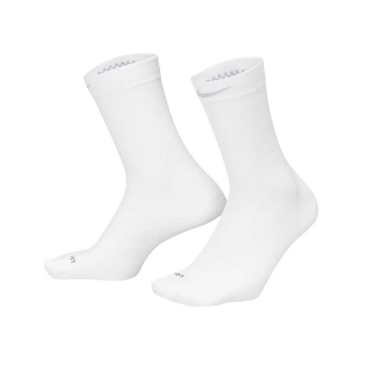 Meia Nike Fast Lightweight Crew Unissex - Branca