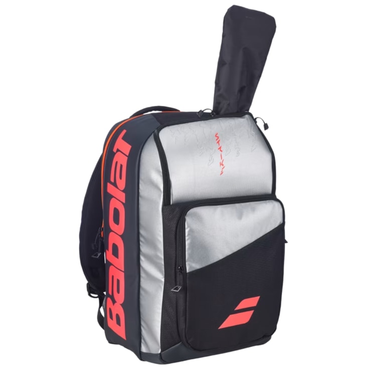 Mochila Babolat Pure Strike 42L - Cinza/Laranja