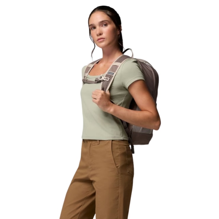 Mochila Columbia Echo Mountain 25L Unissex - Cinza/Marrom