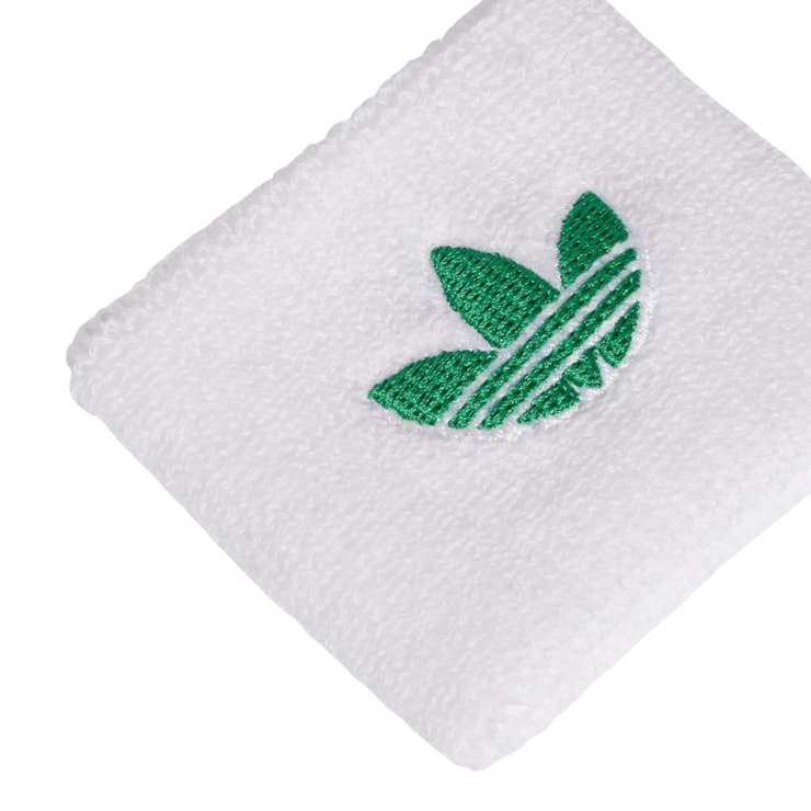 Munhequeira Adidas Pequenas Originals Unissex - Branca/Verde