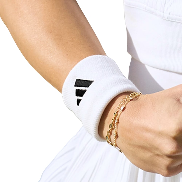Munhequeira Adidas Tennis Pequena Unissex - Branca