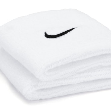 Munhequeira Nike Swoosh Wristbands Unissex - Branca