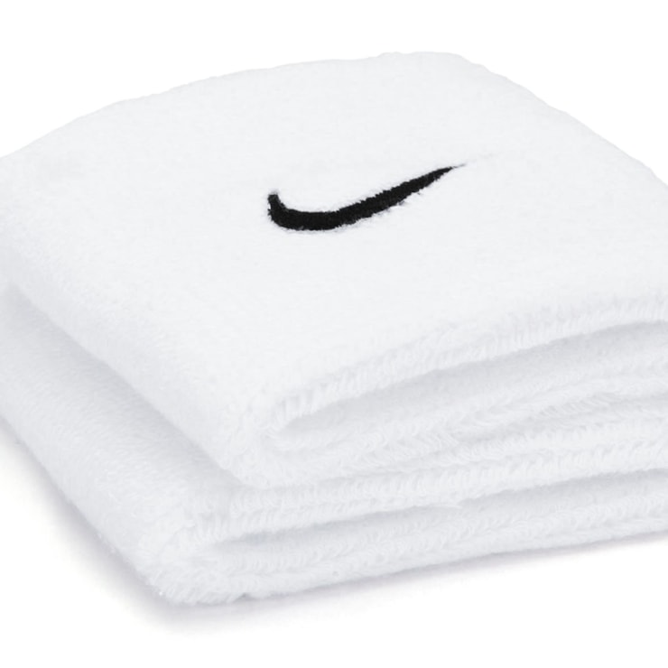 Munhequeira Nike Swoosh Wristbands Unissex - Branca