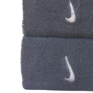 Munhequeira Nike Swoosh Wristbands Unissex - Cinza