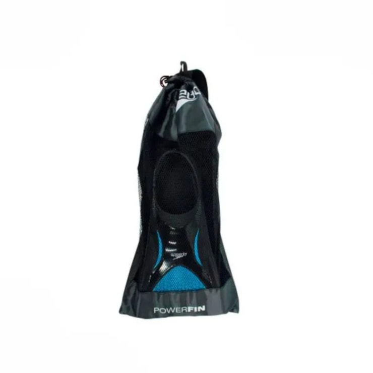 Nadadeira Speedo Calçadeira Power Fin Unissex - Preta/Azul