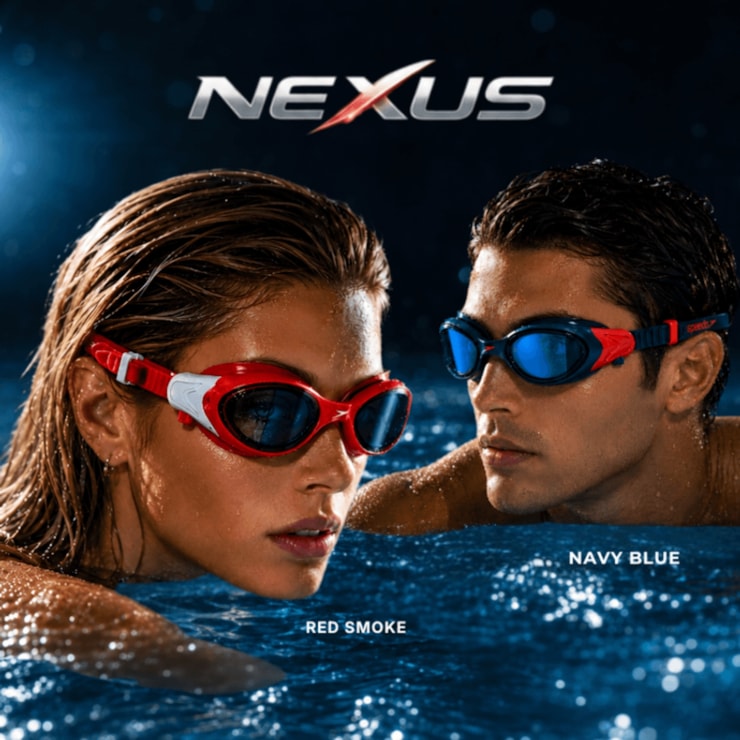 Óculos De Natação Speedo Nexus Unissex - Azul Marinho
