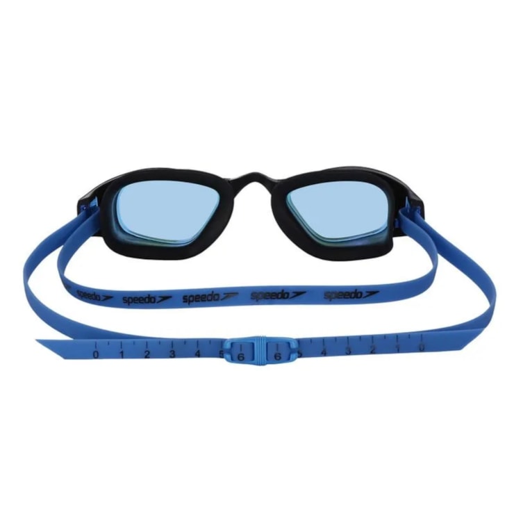 Óculos De Natação Speedo Swag Unissex - Preto Revo Blue