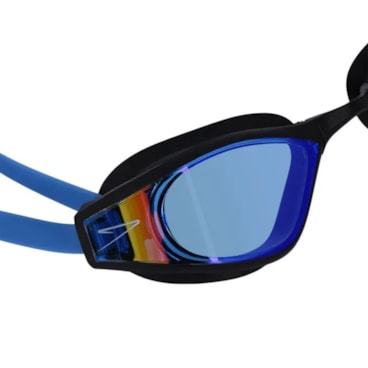Óculos De Natação Speedo Swag Unissex - Preto Revo Blue