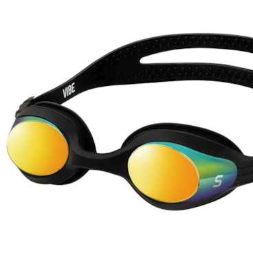 Óculos De Natação Speedo Vibe Rainbow Unissex - Preto