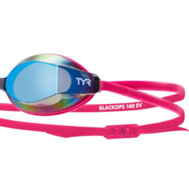 Óculos De Natação Tyr Blackops 140Ev Unissex - Rosa/Azul