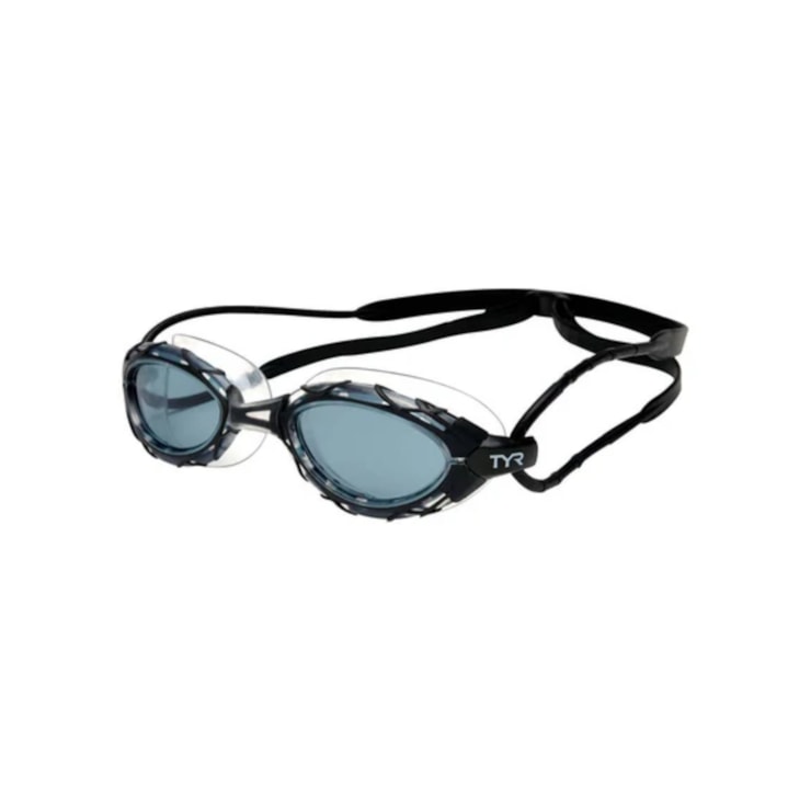Óculos De Natação Tyr Nest Pro Nano Fit Unissex - Fumê/Preto