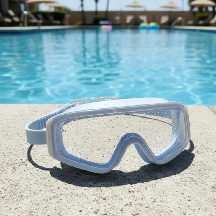 Óculos Máscara De Natação Speedo Glam Swim Infantil - Azul