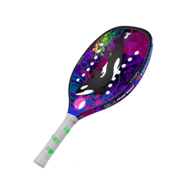 Raquete de Beach Tennis Sexy Orca Killer Unissex - Roxa