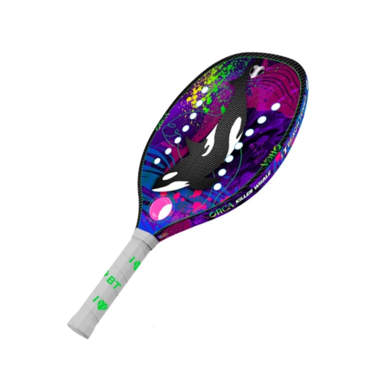 Raquete de Beach Tennis Sexy Orca Killer Unissex - Roxa