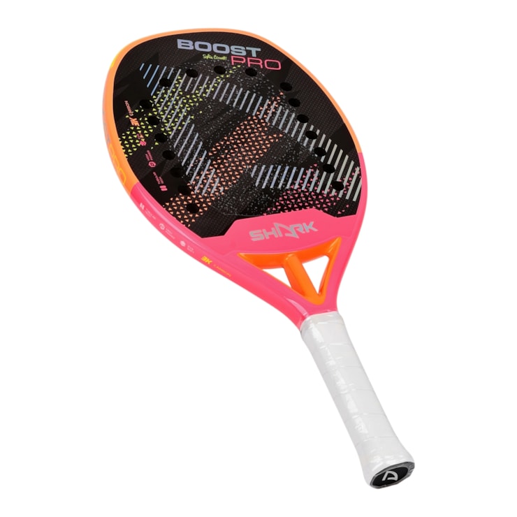 Raquete De Beach Tennis Shark Boost Pro Sofia Cimatti Unissex - Rosa