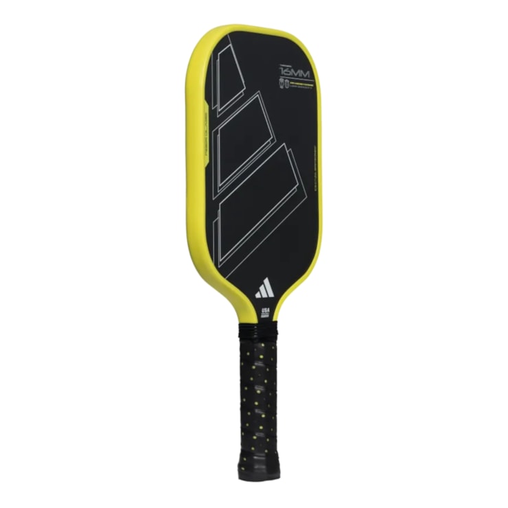 Raquete De Pickleball Adidas Rx Team Attk 2025 Unissex - Preta/Amarela