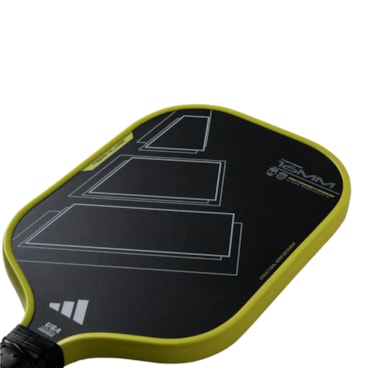 Raquete De Pickleball Adidas Rx Team Attk 2025 Unissex - Preta/Amarela