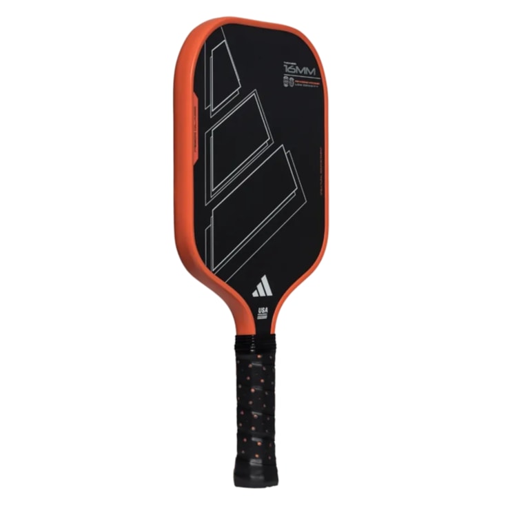 Raquete De Pickleball Adidas Rx Team Ctrl 2025 Unissex - Preta/Laranja