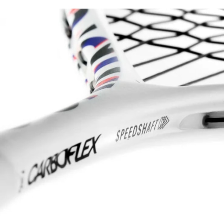 Raquete De Squash Tecnifibre Carboflex 125 X Top V2 Unissex - Branca