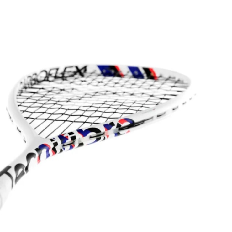 Raquete De Squash Tecnifibre Carboflex 125 X Top V2 Unissex - Branca