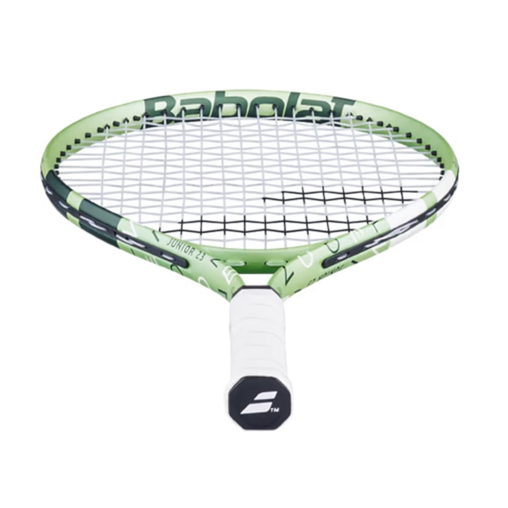 Raquete De Tênis Babolat 23 Wimbledon 2025 Com Cordas Infantil - Branca/Verde