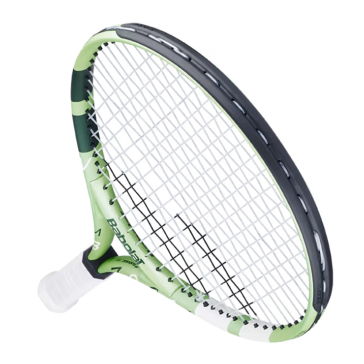 Raquete De Tênis Babolat 23 Wimbledon 2025 Com Cordas Infantil - Branca/Verde