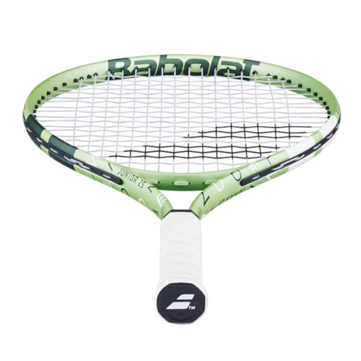 Raquete De Tênis Babolat 25 Wimbledon 2025 Com Cordas Infantil - Branca/Verde