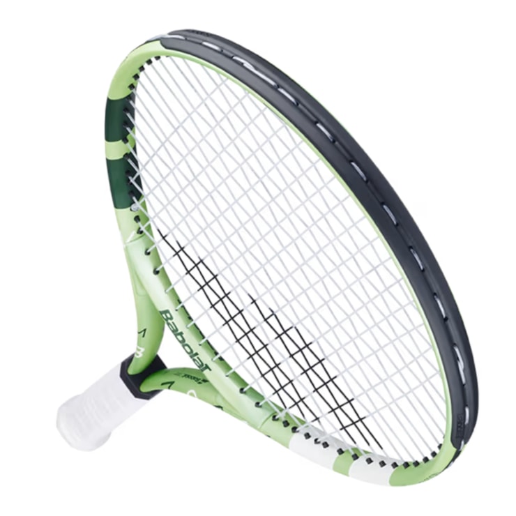 Raquete De Tênis Babolat 25 Wimbledon 2025 Com Cordas Infantil - Branca/Verde