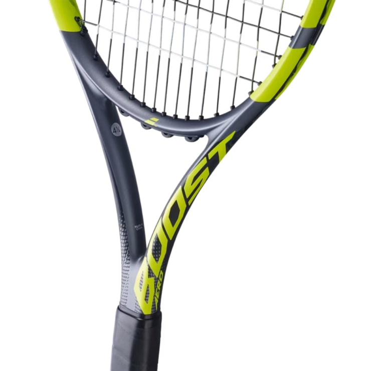 Raquete De Tênis Babolat Boost Aero Strung Unissex - Preta/Amarela