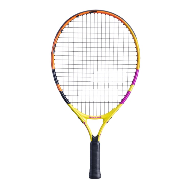Raquete De Tênis Babolat Nadal Jr 19 Infantil - Amarela/Violeta