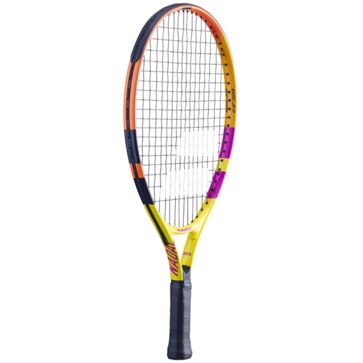 Raquete De Tênis Babolat Nadal Jr 19 Infantil - Amarela/Violeta