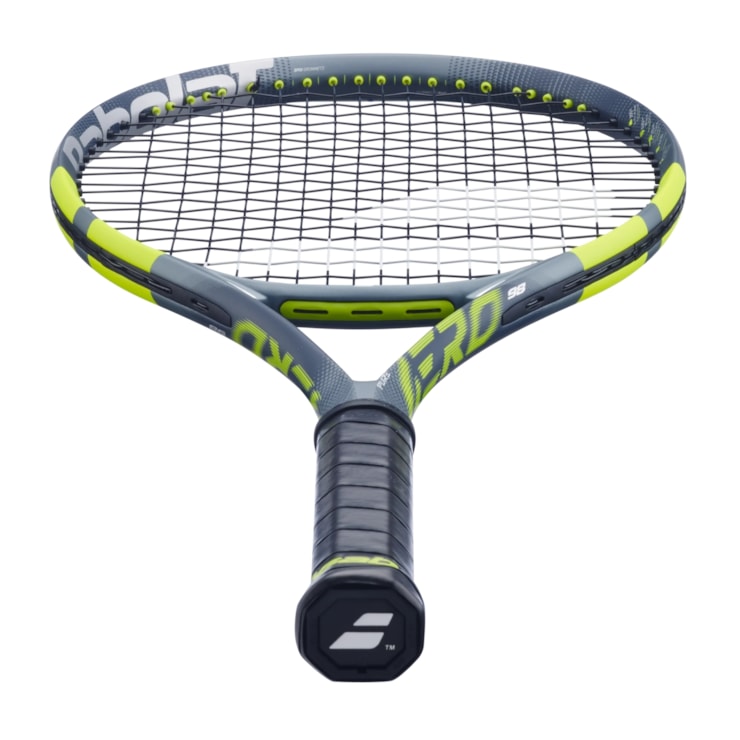 Raquete De Tênis Babolat Pure Aero 98 Gen 9 Unissex - Cinza/Verde