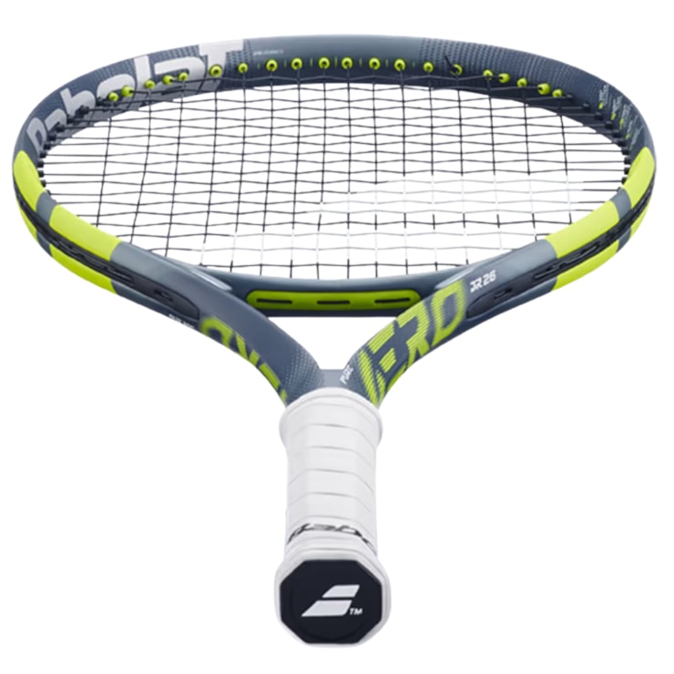 Raquete de Tênis Babolat Pure Aero Jr 26 Infantil - Cinza