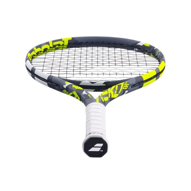 Raquete De Tênis Babolat Pure Aero Jr 26 Infantil - Cinza/Amarelo/Preto