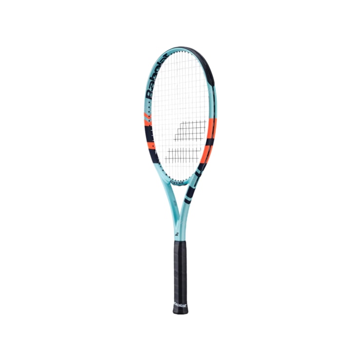 Raquete De Tênis Babolat Rival 102 Strung No Cover Unissex - Azul/Laranja