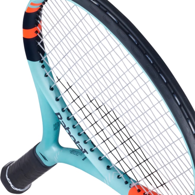 Raquete De Tênis Babolat Rival 102 Strung No Cover Unissex - Azul/Laranja
