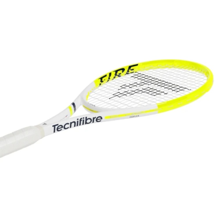 Raquete De Tênis Tecnifibre Fire 285 Unissex - Branca/Amarela