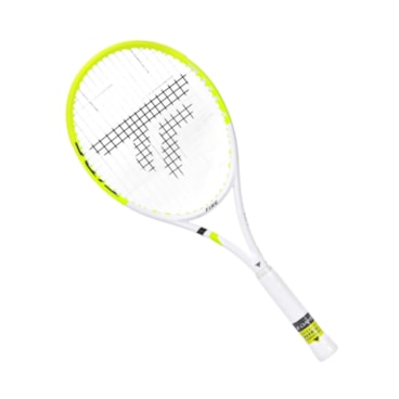 Raquete De Tênis Tecnifibre Fire 300 Unissex - Branca/Amarela