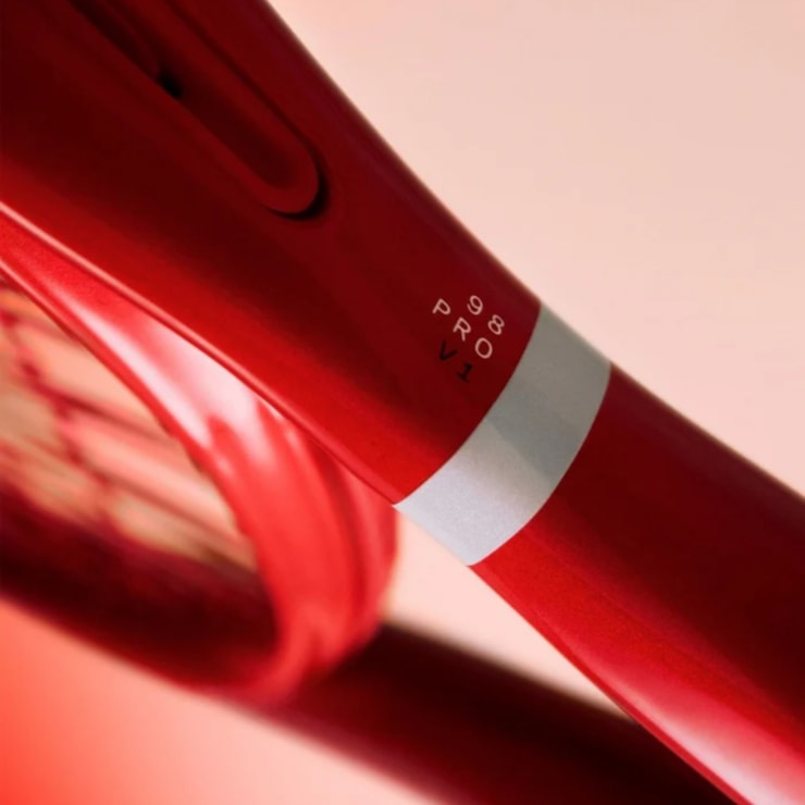 Raquete De Tênis Wilson Defyer Redline 98 Pro V1 Unissex - Vermelha