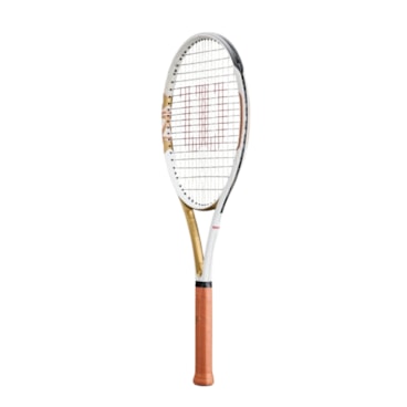 Raquete De Tênis Wilson Rf 01 Hall Of Fame Unissex - Branca
